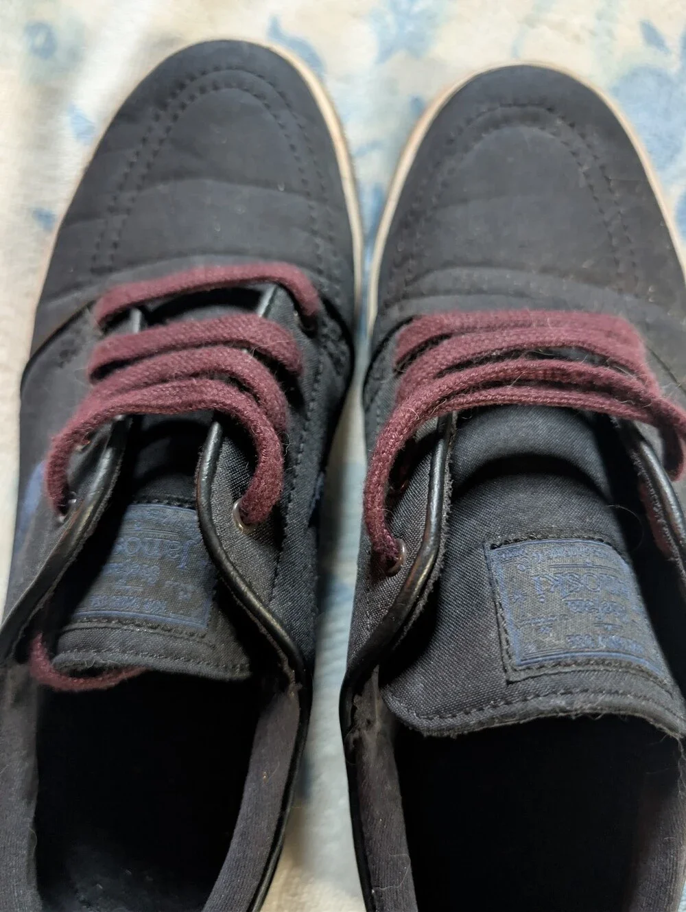 Nike Janoski Navy And Burgundy Sz6
